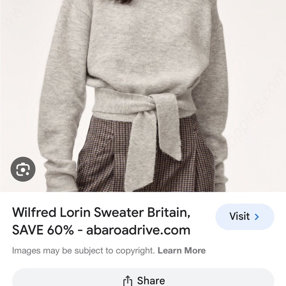 EUC Wilfred Lorin sweater sz XS worn once. - Picture 6 of 9